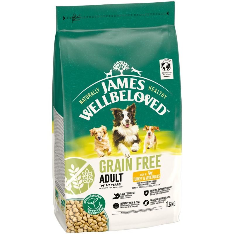 James Wellbeloved Grain Free Adult Dog Hypoallergenic Turkey & Vegetables review