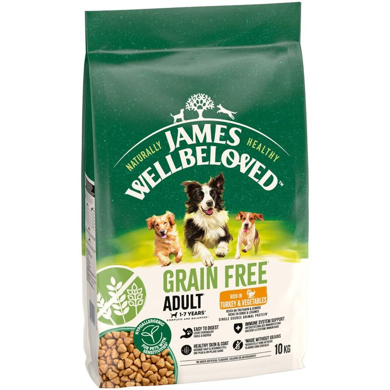 James Wellbeloved Grain Free Adult Dog Hypoallergenic Turkey & Vegetables review