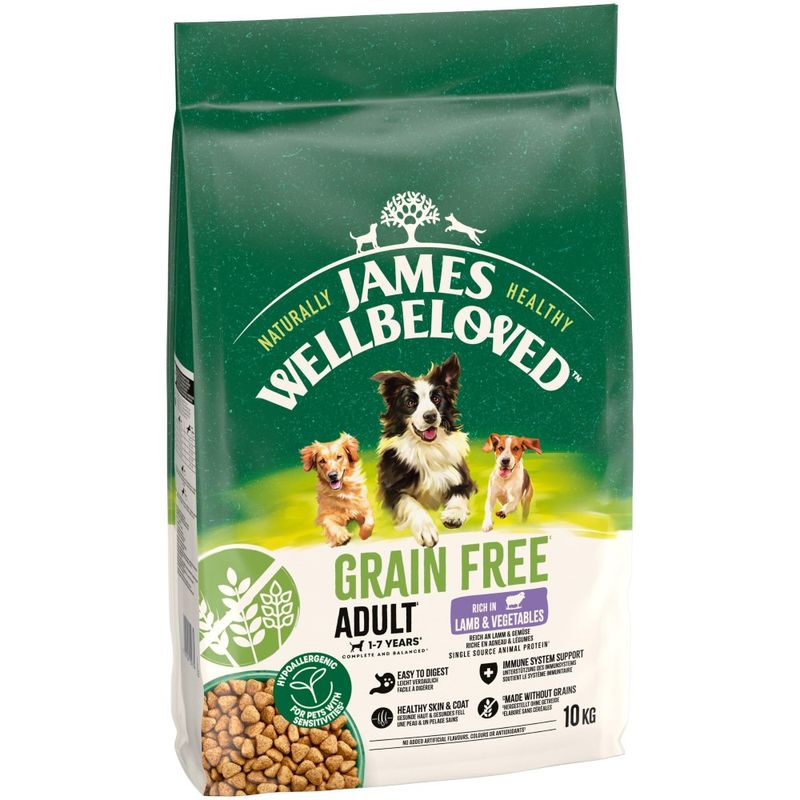 James Wellbeloved Grain Free Adult Dog Hypoallergenic Lamb & Vegetables review