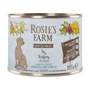 Rosie's Farm Single Meat Senior Turkey & Rice