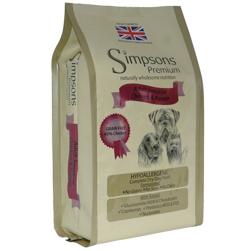 Simpsons Premium Sensitive Adult Dog - Chicken & Potato review