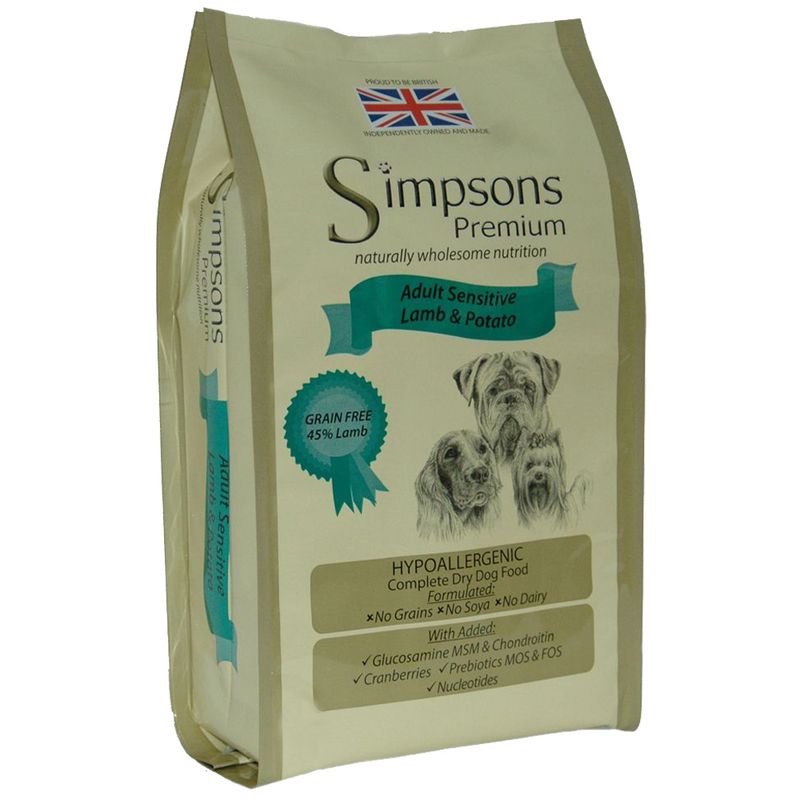 Simpsons Premium Sensitive Adult Dog - Lamb & Potato review