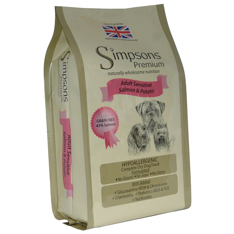 Simpsons Premium Sensitive Adult Dog - Salmon & Potato review
