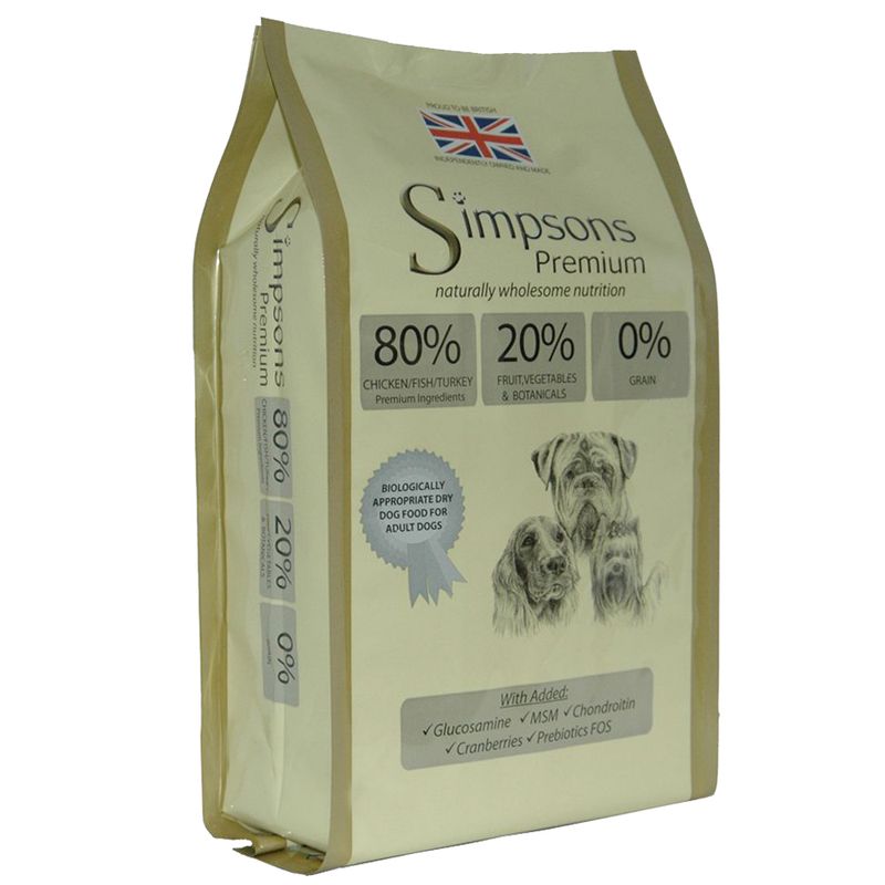 Simpsons Premium 80/20 Adult Dog - Mixed Meat & Fish review
