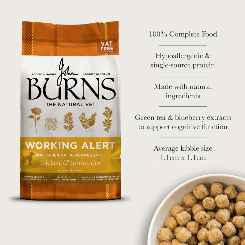 Burns Working Alert Assistance - Chicken & Brown Rice review