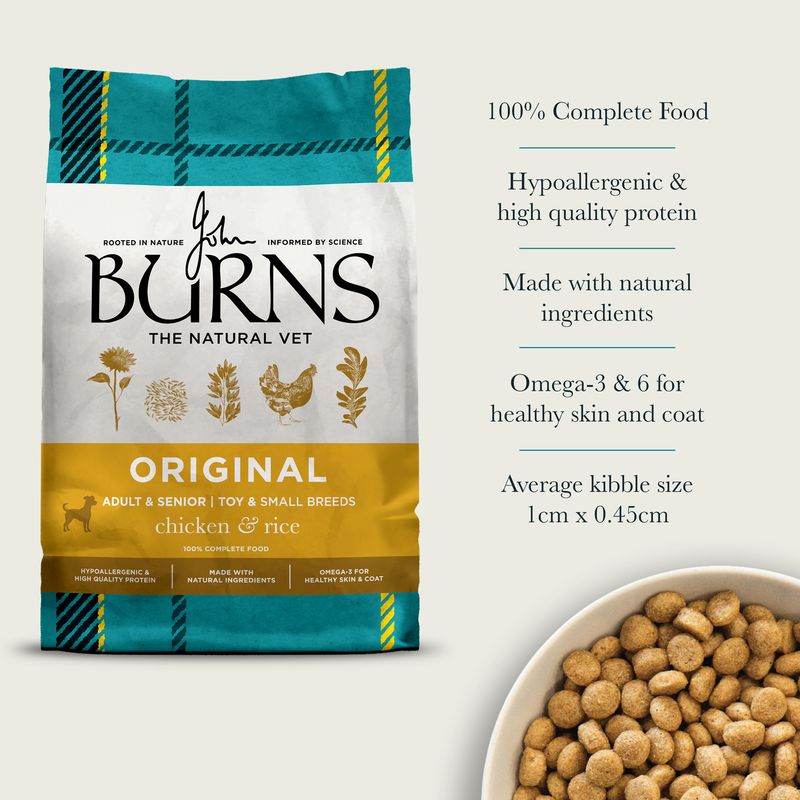 Burns Adult & Senior Toy & Small Breed Original - Chicken & Rice review