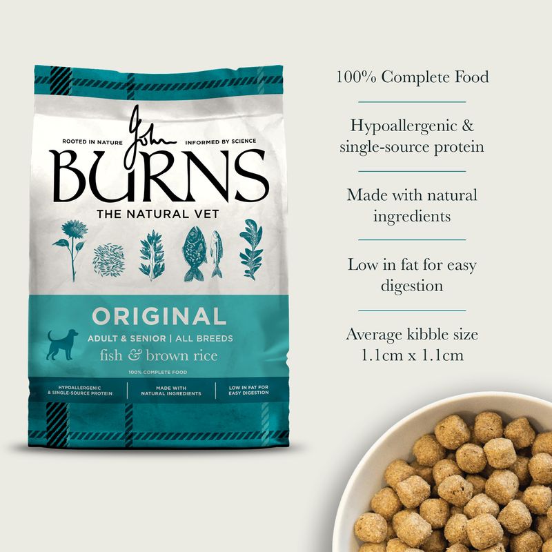 Burns Adult & Senior Original - Fish & Brown Rice review