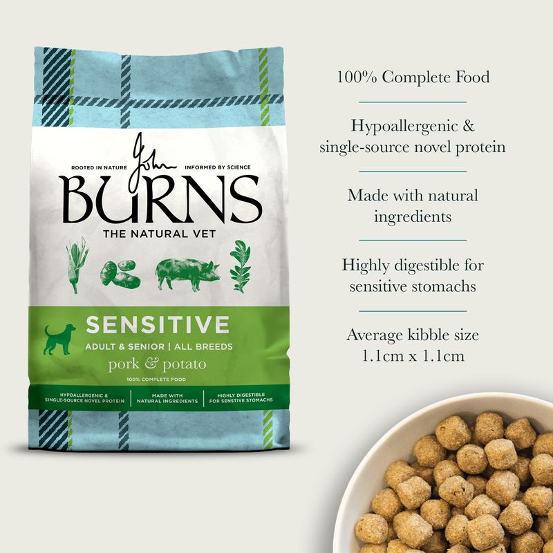 Burns Adult & Senior Sensitive - Pork & Potato review