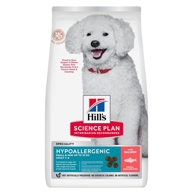 ​​​​​​​Hill’s Science Plan Hypoallergenic Adult 1 - 6 Small & Mini with Salmon review