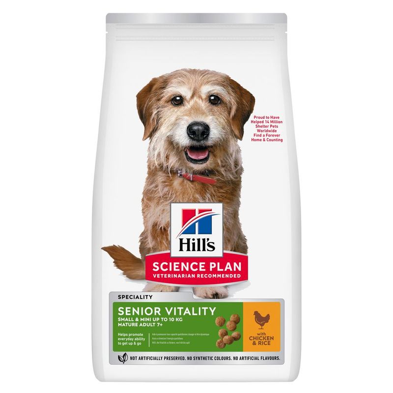 Hill’s Senior Vitality Mature Adult 7+ Small & Mini with Chicken review