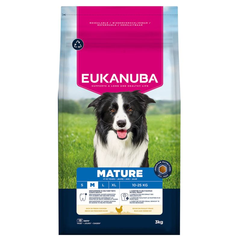 Eukanuba Premium Nutrition Mature Medium Breed Chicken review