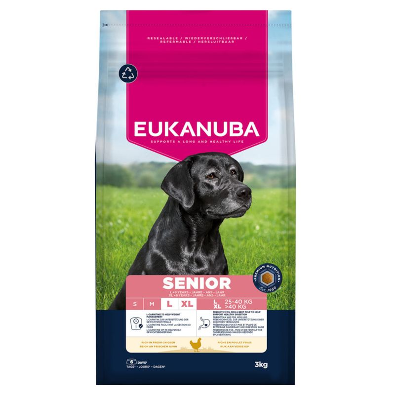 Eukanuba Premium Nutrition Senior Large & Giant Breed Chicken review