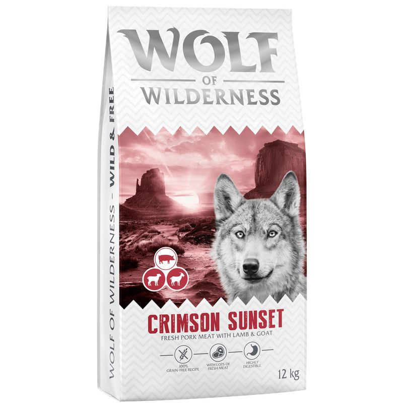 Wolf of Wilderness “Crimson Sunset” Lamb & Goat - Grain-Free review