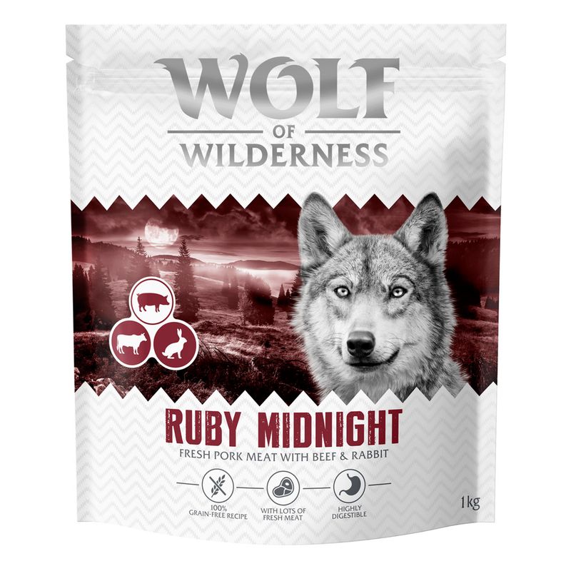 Wolf of Wilderness “Ruby Midnight” Beef & Rabbit - Grain-Free review