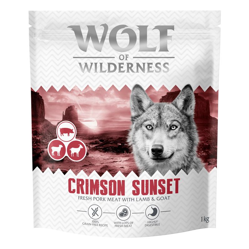 Wolf of Wilderness “Crimson Sunset” Lamb & Goat - Grain-Free review