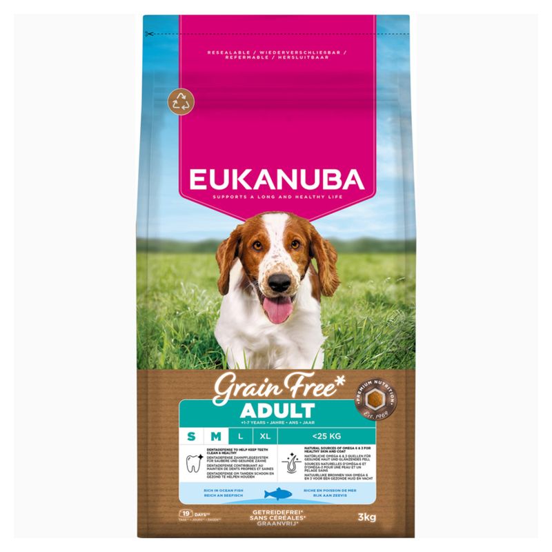 Eukanuba Adult Grain-Free Small & Medium Breed Ocean Fish review