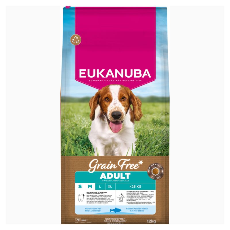 Eukanuba Adult Grain-Free Small & Medium Breed Ocean Fish review