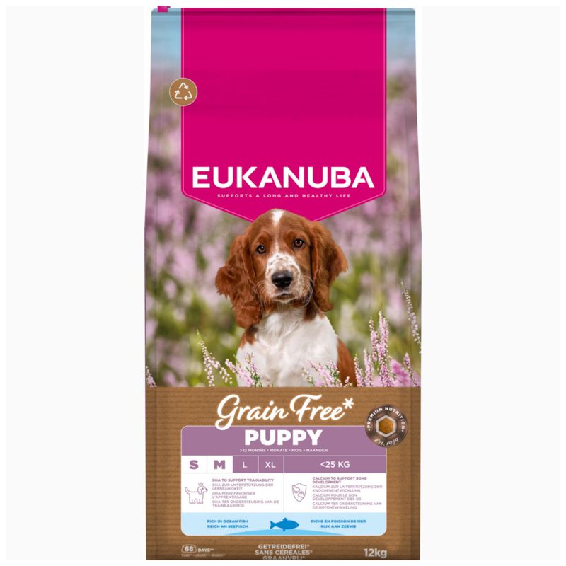 Eukanuba Grain Free Puppy Small & Medium Breed - Ocean Fish review