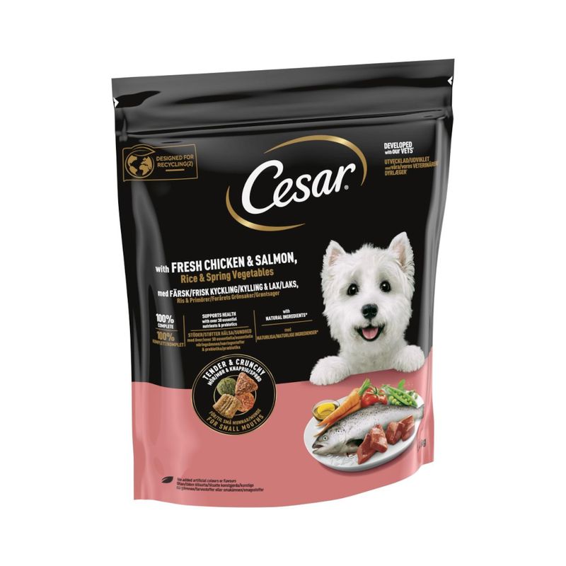 Cesar Adult with Chicken, Salmon & Vegetables review