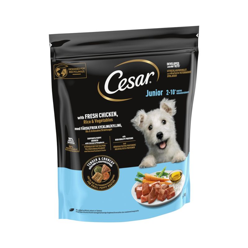 Cesar Junior with Chicken, Rice & Vegetables review