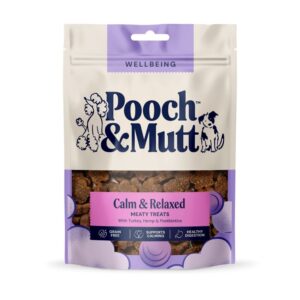 Pooch & Mutt Calm & Relaxed Meaty Treats with Turkey, Hemp & Postbiotics