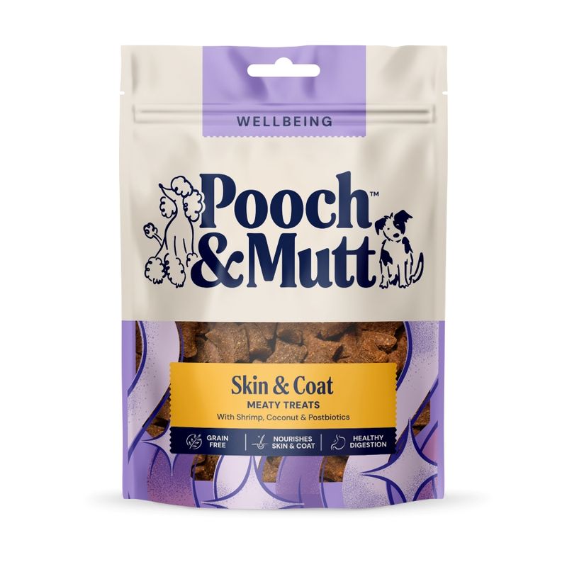Pooch & Mutt Skin & Coat Meaty Treats with Shrimp, Coconut & Postbiotics review