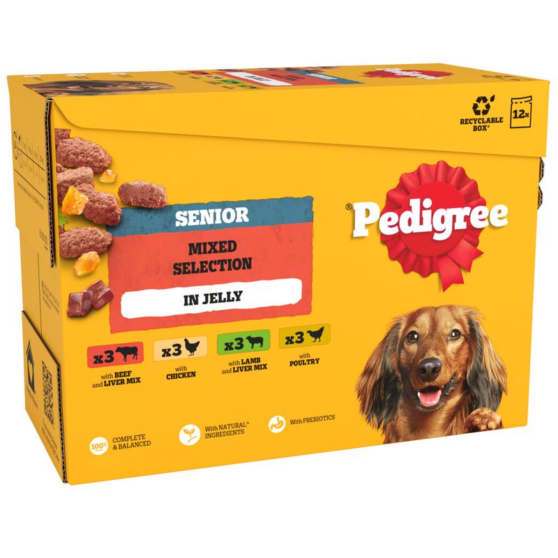 Pedigree Senior Pouch in Jelly Multipack review