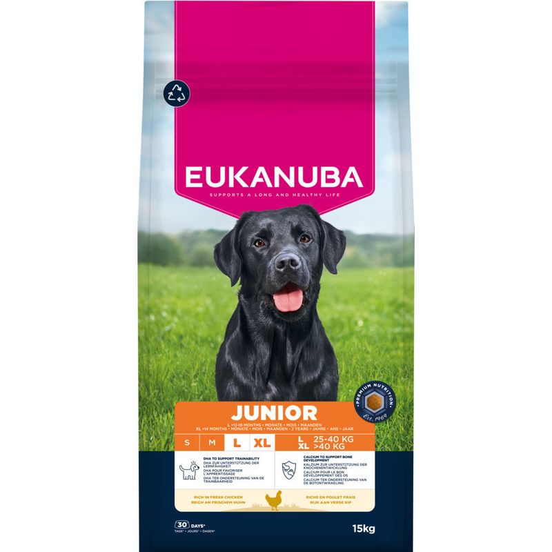 Eukanuba Premium Nutrition Junior Large & Giant Breed Chicken review