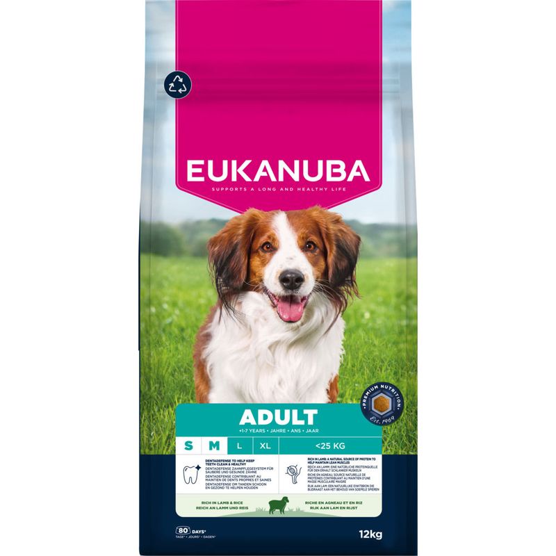 Eukanuba Premium Nutrition Adult Small & Medium Breed Lamb & Rice review