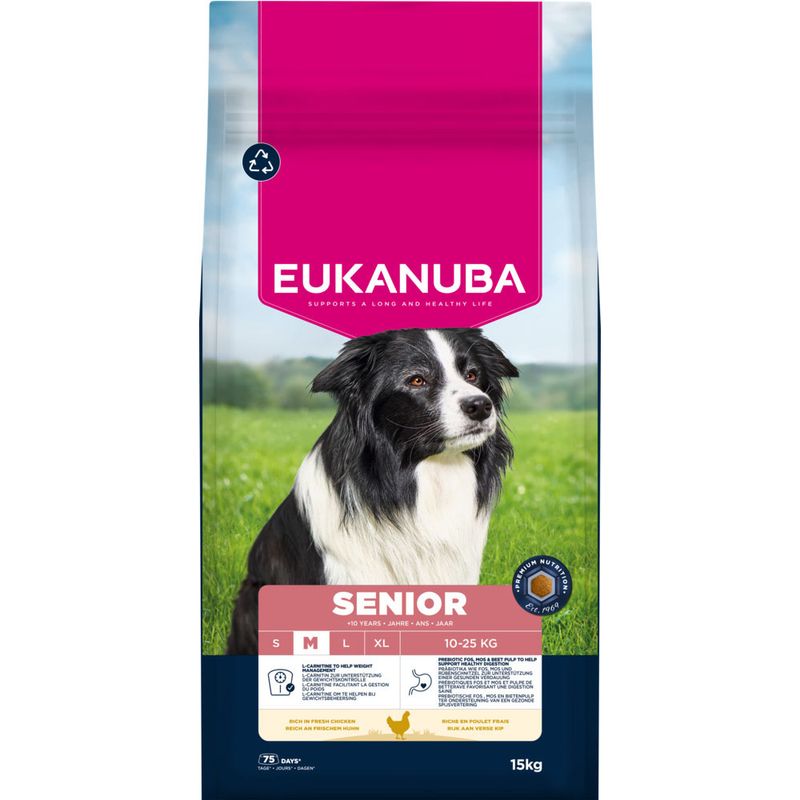 Eukanuba Premium Nutrition Senior Medium Breed Chicken review