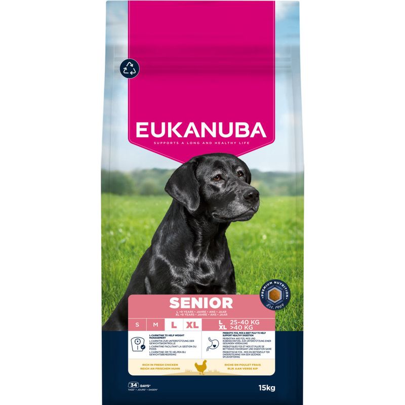Eukanuba Premium Nutrition Senior Large & Giant Breed Chicken review