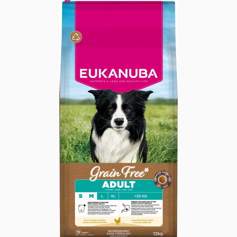 Eukanuba Grain-Free Adult Small & Medium Breed Chicken review