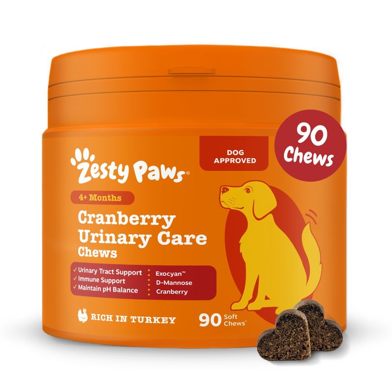 Zesty Paws Cranberry Urinary Care Chews Urinary Health - Turkey review