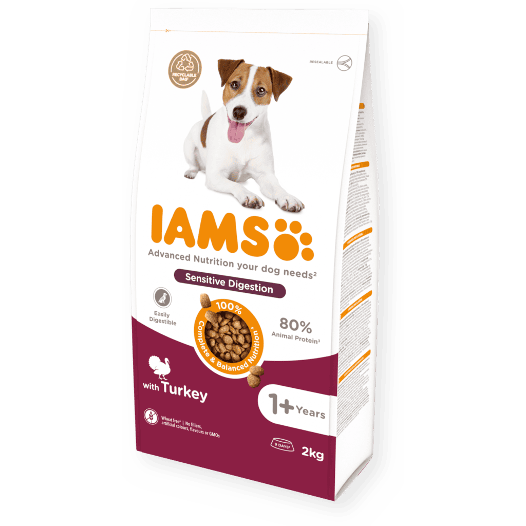 Iams Dry Food Sensitive Digestion Adult All Breed with Turkey review