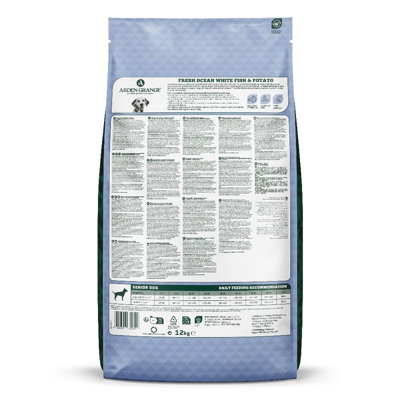 Arden Grange Sensitive 7+ Senior/Light with Fresh Ocean White Fish & Potato review