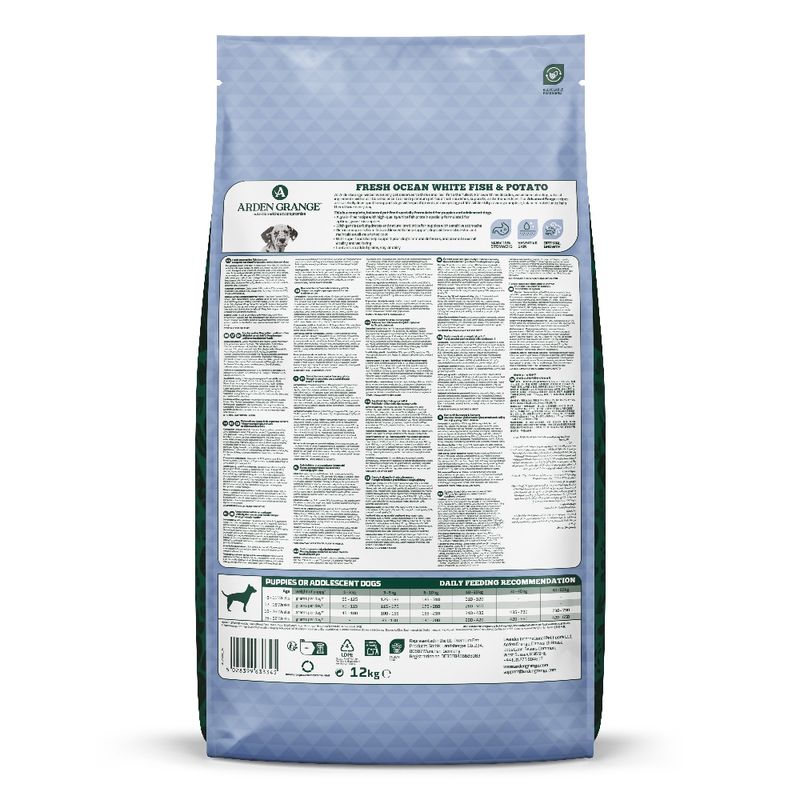 Arden Grange Sensitive Puppy with Fresh Ocean White Fish & Potato review
