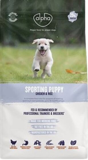 Alpha Sporting Puppy Wheat Gluten Free review