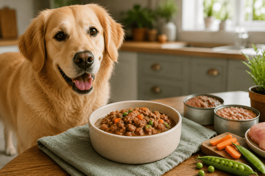 Wet vs dry dog food
