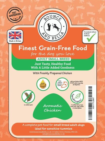Bounce and Bella Finest Grain-Free Adult Small Breed review