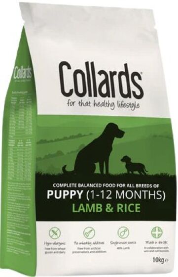 Collards Puppy Lamb and Rice review
