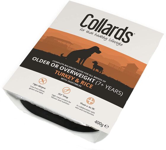 Collards Wet Dog Food Tray Older/Overweight review