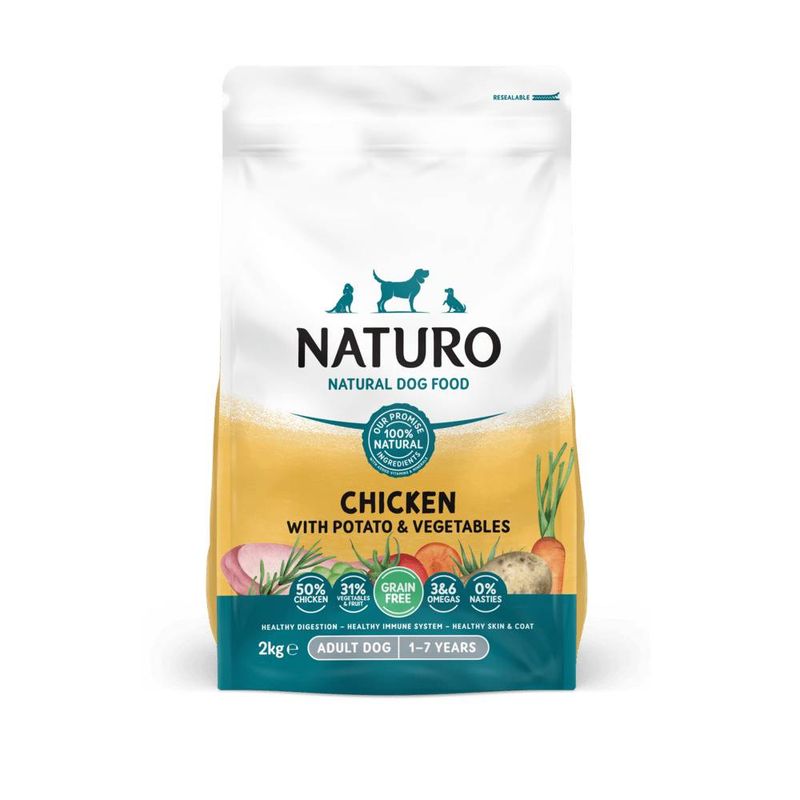 Naturo Adult Grain Free Chicken with Potato & Vegetables review