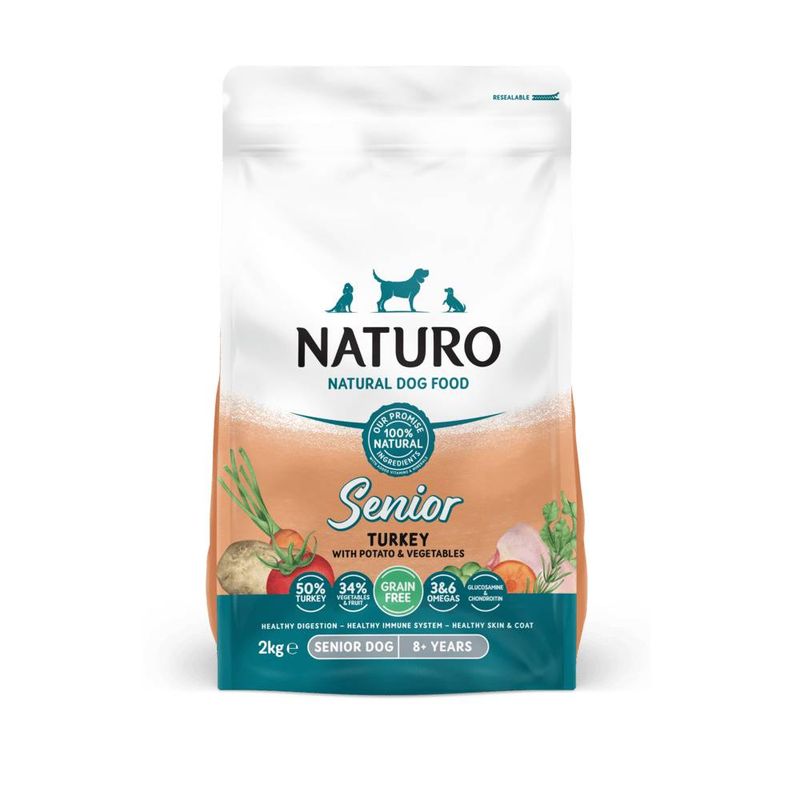 Naturo Senior Grain Free - Turkey with Potato & Vegetables review