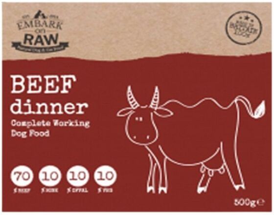 Embark on Raw Working Dog Dinner review