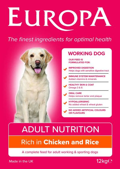 Europa Adult Nutrition Chicken & Rice review
