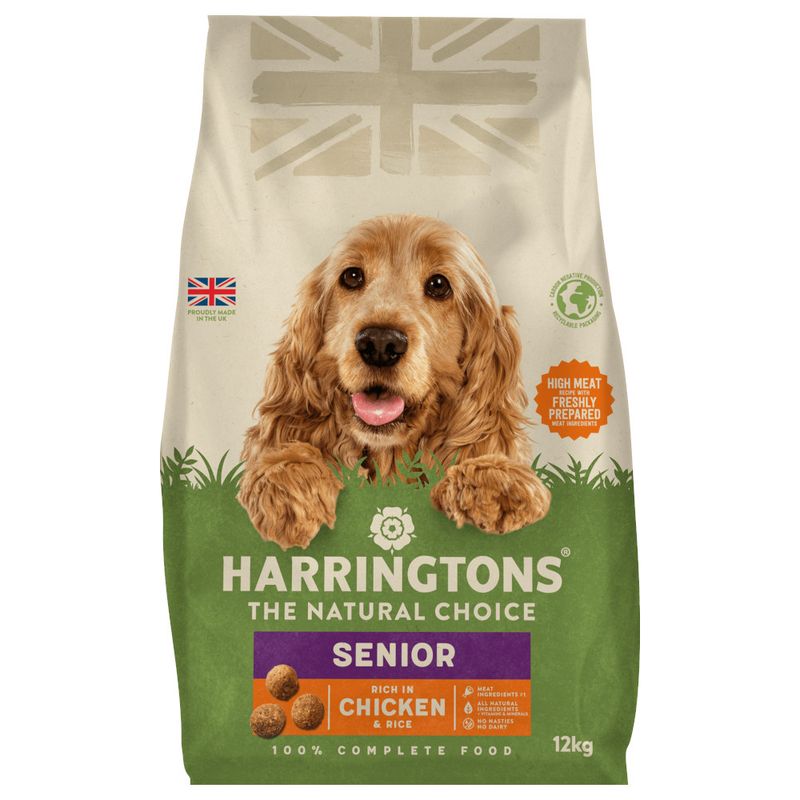 Harringtons Complete Senior Dog - Rich in Chicken & Rice review