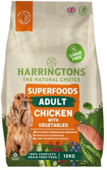 Harringtons Superfoods Grain free Dry review