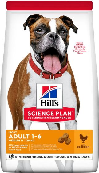Hill’s Science Plan Adult 1-6 Light Medium review
