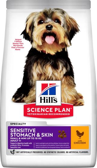 Hill’s Science Plan Adult 1+ Sensitive Stomach & Skin Small & Mini review