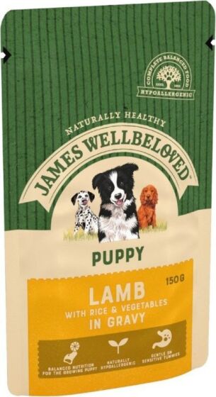 James Wellbeloved Puppy Pouches review